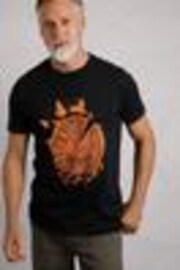 Черный - Weird Fish Weird Fish Woodsman Graphic T-Shirt - Image 1 of 1