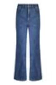 Weird Fish Dark Blue Marl Corine Wide Leg Denim Jeans - Image 1 of 1