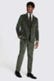 MOSS Green Slim Fit Corduroy Jacket - Image 1 of 1