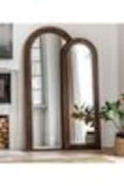 Gallery Home Charcoal Dark Wood Harlech Arch Full Length Mirror - Image 1 of 1