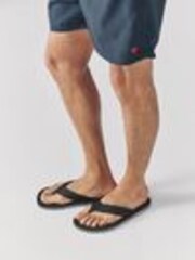 Negro - Textured Flip Flops - Imagen 1 de 1