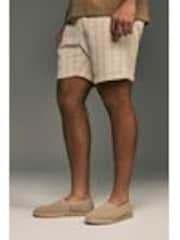 Mink Brown Crochet Knitted Espadrilles - Image 1 of 1