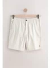 Ecru Elasticated Waist Chino Shorts - Image 1 of 1
