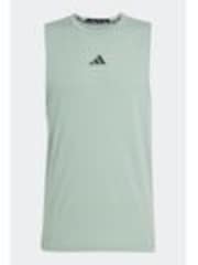 adidas Sage Green Designed For Training Workout Tank Top - Image 1 of 1