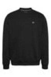 Черный - Tommy Jeans Флаг круглый вырез джемпер - Image 1 of 1