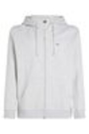 Серый - Tommy Jeans Серый флаг Zip Up худи - Image 1 of 1