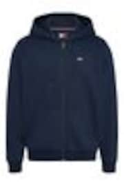 Tommy Jeans Blue Grey Flag Zip Up Hoodies - Image 1 of 1