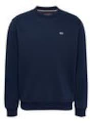 Синий - Tommy Jeans Флаг круглый вырез джемпер - Image 1 of 1