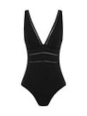 Sea Level Black Essentials Spliced One Piece Swimsuit - Image 1 of 1