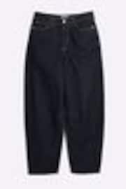 River Island Indigo Seamed Barrel Jeans - Image 1 of 1