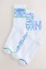 Sardines Cushion Sole Ribbed Sport Ankle Socks 3 Pack With Arch Support - Image 1 of 1