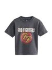 Charcoal Foo Fighters Band Graphic Short Sleeve T-Shirt (3mths-8yrs) - Image 1 of 1