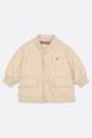 Tommy Hilfiger Cream Quilted Jacket - Image 1 of 1