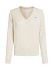 Tommy Hilfiger Natural Cable V-Neck Jumper - Image 1 of 1
