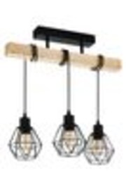 Eglo Black Townshend 5 Caged Ceiling Light - Image 1 of 1