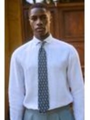 Neutral Paisley Tie With Tie Clip - Image 1 of 1