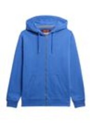 Superdry Light Blue Essential Logo Slim Fit Zip Hoodie - Image 1 of 1