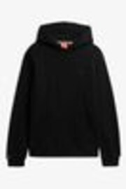 Superdry Black Essential Loose Fit Logo Hoodie - Image 1 of 1