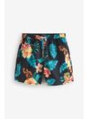 Superdry Blue Hawaiian Print 17 Swim Shorts - Image 1 of 1
