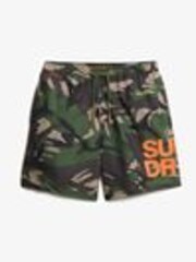 Superdry Camouflage Sportswear Logo 17 Swim Shorts - Image 1 of 1