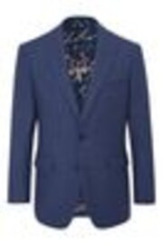 Skopes Blue Tailored Fit Tweed Effect Ingram Jacket - Image 1 of 1