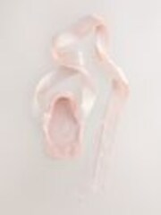 Pink Ribbon Tie Invisible Socks 1 Pack - Image 1 of 1