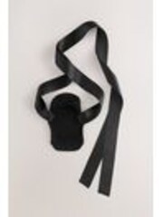 Black Ribbon Tie Invisible Socks 1 Pack - Image 1 of 1