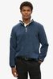 Superdry Blue Active Half Zip Fleece - Image 1 of 1