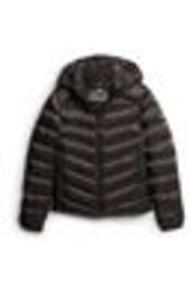 Superdry Brown Hooded Fuji Padded Jacket - Image 1 of 1