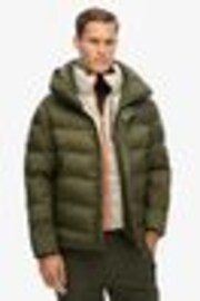 Superdry Green Ski Sport Puffer Jacket - Image 1 of 1