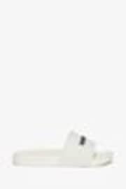 Superdry White Logo Pool Sliders - Image 1 of 1