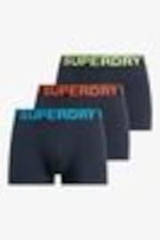 Superdry Navy Boxers 3 Pack - Image 1 of 1