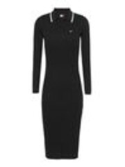 Tommy Jeans Black TJW Long Sleeve Polo Midi Dress - Image 1 of 1