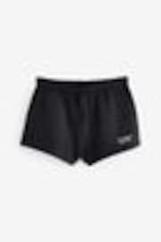 New Balance Black Womens Linear Hertiage Fleece Shorts - Image 1 of 1