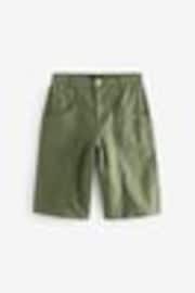 Khaki Green 100% Cotton Jort Shorts - Image 1 of 1