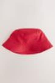 Rojo - Sombrero tipo pescador de lona de 100% algodón (3 meses-16 años) - Imagen 1 de 1
