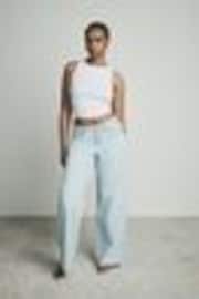 Bleach 100% Cotton Hourglass Wide Leg Jeans - Image 1 of 1