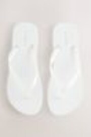 White Beach Flip Flops - Image 1 of 1