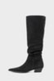 Negro - Vagabond Shoemakers Cassie Suede Knee Alto Boots - Imagen 1 de 1