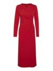 VERO MODA Red Long Sleeve V-Neck Jersey Midaxi Dress - Image 1 of 1