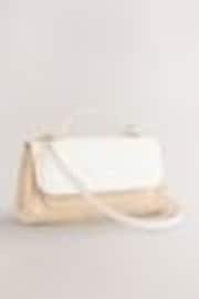 White Structured Hand Held Bag - Image 1 of 1