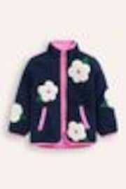 Boden Blue Borg Zip Through Jacket - Image 1 of 1