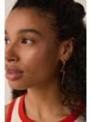 Red Chilli Drop Hoop Earrings - Image 1 of 1