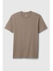 Gap Light Brown Short Sleeve Everyday 100% Cotton Crew Neck T-Shirt - Image 1 of 1