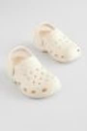 Neutral White Wide Fit (G) Clogs Sandals - Image 1 of 1