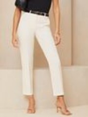 Lipsy White Petite Tailored Tapered Trousers - Image 1 of 1