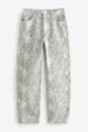 Neutral/Schlangenmuster - Jeans mit geradem Bein aus 100 % Baumwolle - Image 1 of 1