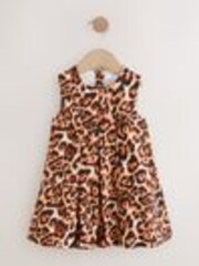 Animal Print Sleeveless Bubble Hem Dress (3mths-8yrs) - Image 1 of 1