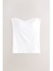White Hidden Support Bandeau Top - Image 1 of 1