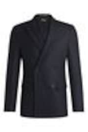 BOSS Blue Slim Fit Micro Pattern Stretch Jacket - Image 1 of 1